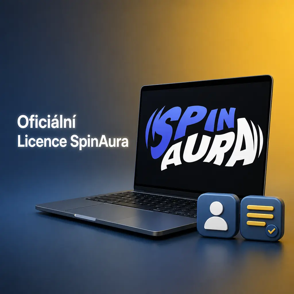 Oficiální licence SpinAura od Curaçao Gaming Authority z roku 2023 pro sázky a kasinové hry