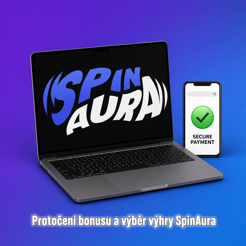 Podmínky protočení bonusu SpinAura a výběru výhry: 35x sázkový požadavek, limit 5 EUR a lhůta 30 dní