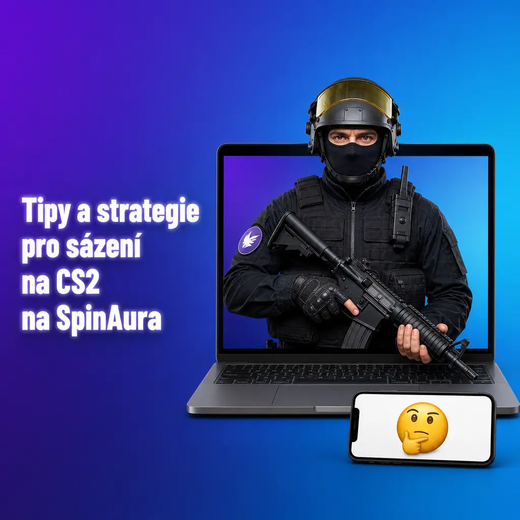 Tipy a strategie pro sázení na CS2 na SpinAura: správa bankrollu, analýza map a kurzů