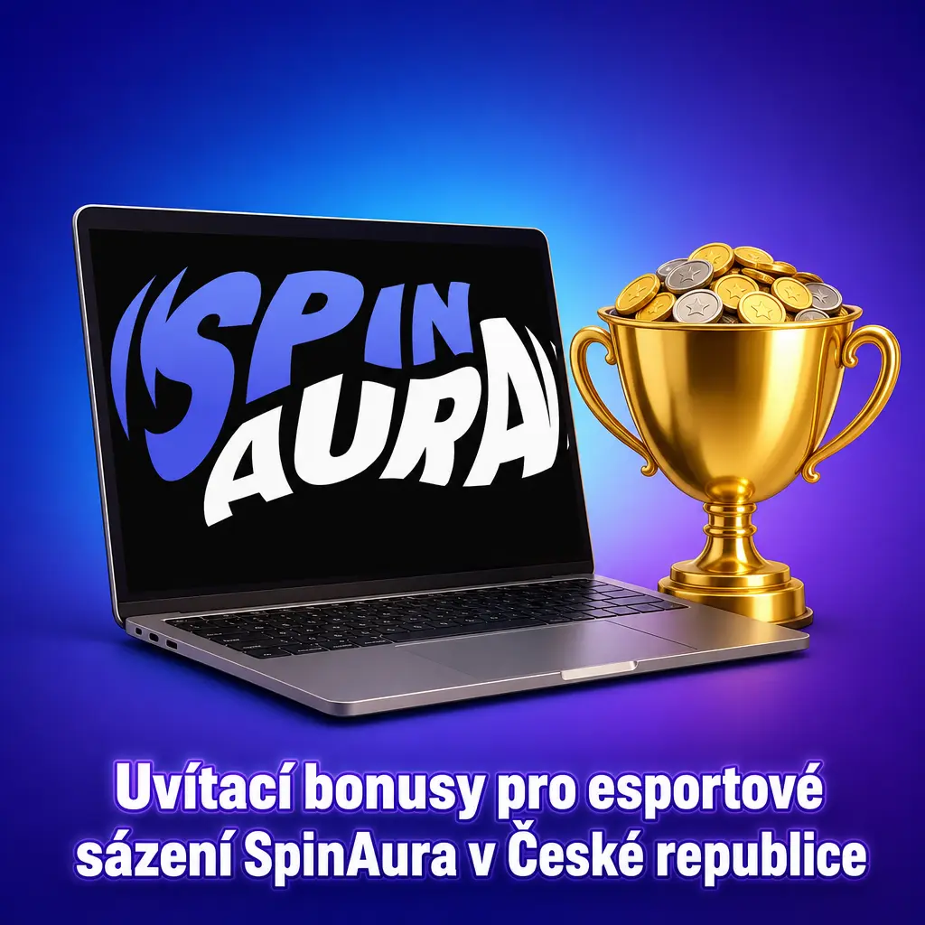 SpinAura uvítací bonus 100 % až 15 000 EUR a 350 Free Spinů pro esportové sázení na Dota 2, CS2 a LoL