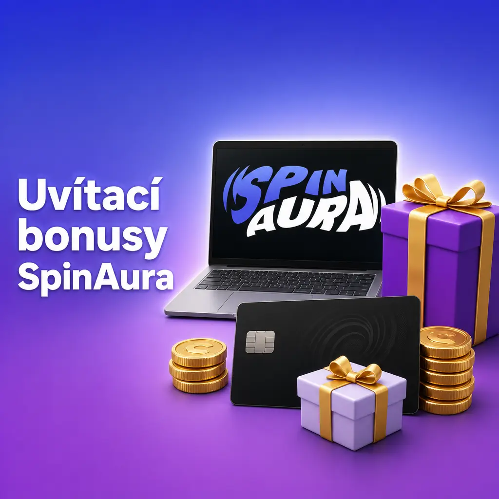 SpinAura uvítací bonus: 100 % až 15 000 EUR + 350 Free Spinů s kódem AURA na první čtyři vklady