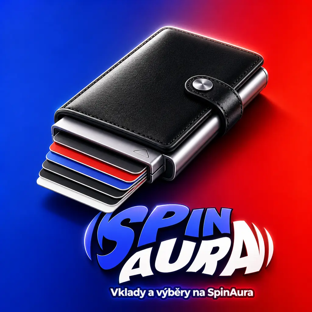 Vklady a výběry na SpinAura – platební metody: bankovní převod, karty, e-peněženky a kryptoměny