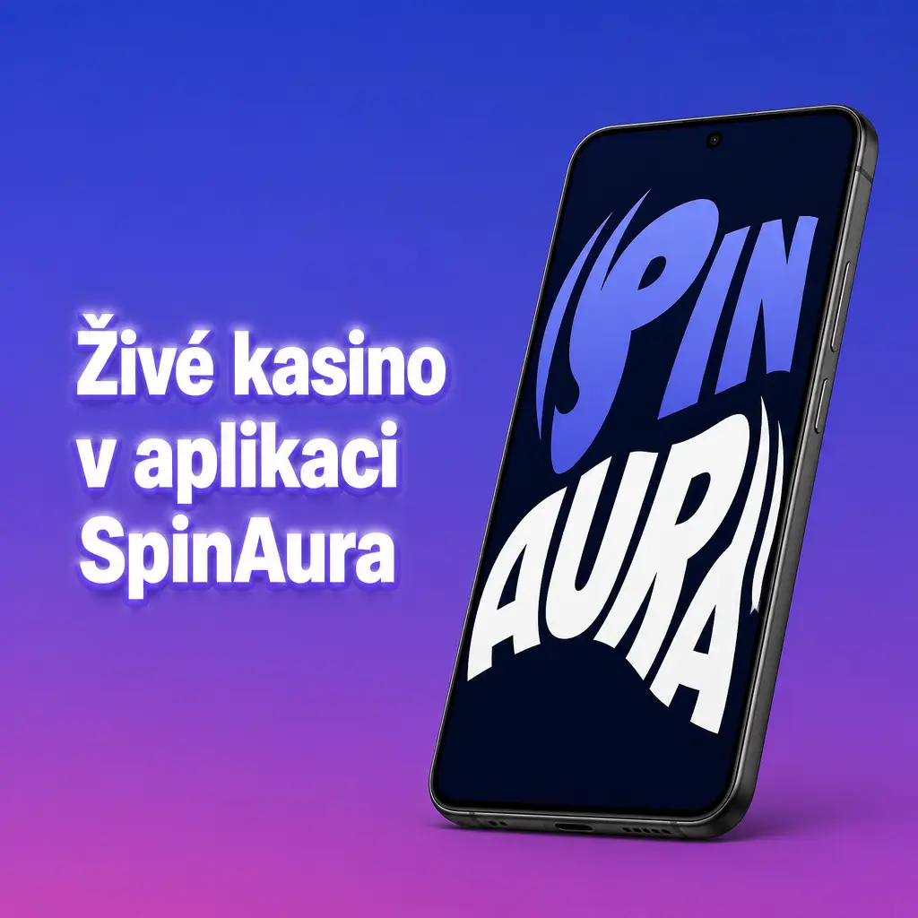 Živé kasino v mobilní aplikaci SpinAura s ruletou a blackjackem pro Android a iOS